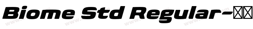 Biome Std Regular字体转换